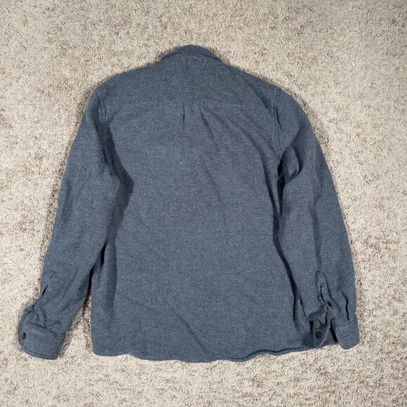 Marine Layer Size Large Toph Camping Shirt Grey Shacket Pockets Lined Button Up - Picture 7 of 7